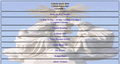 Desktop Screenshot of catholicsaints.mobi