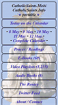 Mobile Screenshot of catholicsaints.mobi