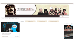 Desktop Screenshot of catholicsaints.net